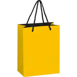 Omega Mini Paper Gift Bag Yellow